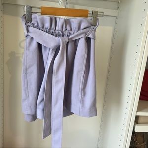 Aritzia Lavender Paper Bag Short
